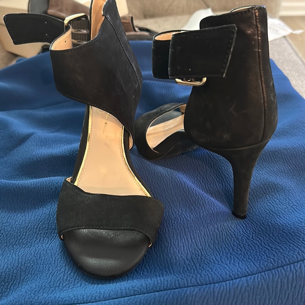 Open toe heels